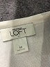 Ann Taylor LOFT White Ivory Short Sleeve Blouse Size M - photo 7