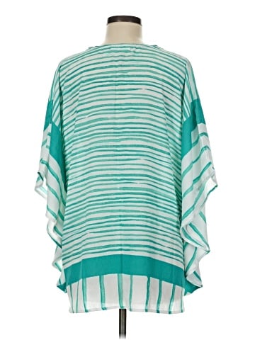 Susan Graver Short Sleeve Blouse (view 2)