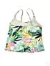 Unbranded Tropical Green Swimsuit Top Size XXL - photo 2