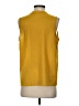 Maison Jules 100% Polyester Yellow Sleeveless Blouse Size S - photo 2