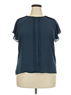Worthington Short Sleeve Blouse (view 1)