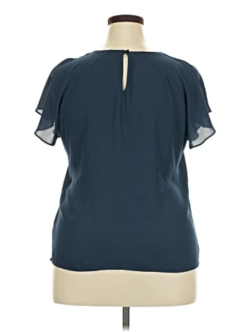 Worthington Short Sleeve Blouse (view 2)