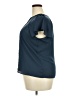 Worthington 100% Polyester Blue Short Sleeve Blouse Size XXL (petite) - photo 5