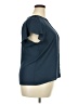 Worthington 100% Polyester Blue Short Sleeve Blouse Size XXL (petite) - photo 4