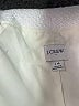 J.Crew Factory Store 100% Polyester Ivory White Jacket Size 14 - photo 6