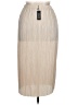 Boohoo 100% Polyester Ivory Casual Skirt Size 16 - photo 2
