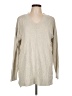 Lands' End 100% Cotton Tan Pullover Sweater Size L - photo 1