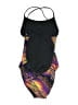 TYR Graphic Black One Piece Swimsuit Size Med (34) - photo 2