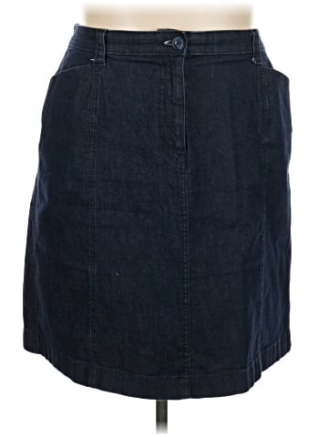 L.L.Bean Denim Skirt (view 1)