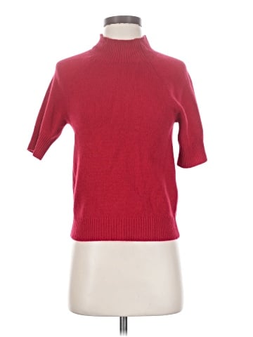 Aqua Cashmere Pullover Sweater (view 1)