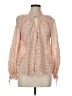 Kivari 100% Cotton Orange Long Sleeve Blouse Size 6 - photo 1