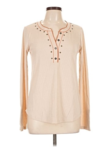 Hem & Thread Long Sleeve Blouse (view 1)