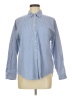 Zara Basic Blue Long Sleeve Button-Down Shirt Size M - photo 1