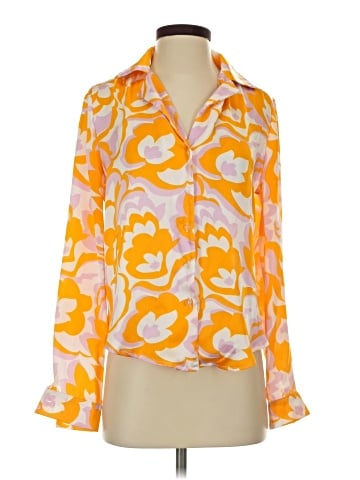 Timing 3/4 Sleeve Blouse (view 1)