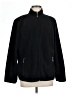 Karen Scott Sport 100% Polyester Solid Black Track Jacket Size L - photo 1