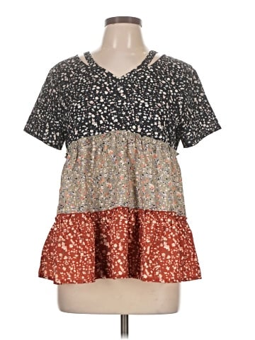 Unbranded Short Sleeve Blouse (view 1)