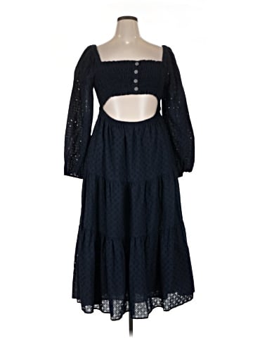Madewell Lucie Cutout-Back Midi Dress (view 1)