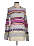 Charter Club Color Block Gray Pullover Sweater Size M - photo 1