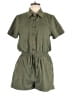Shein 100% Polyester Solid Green Romper Size L - photo 1