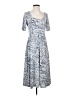 Assorted Brands Gray Blue Casual Dress Size S (estimated) - photo 1