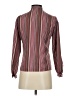 Assorted Brands 100% Polyester Stripes Burgundy Long Sleeve Blouse Size 4 - photo 2