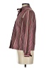 Assorted Brands 100% Polyester Stripes Burgundy Long Sleeve Blouse Size 4 - photo 5