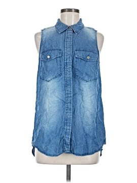 Michael Michael Kors Sleeveless Button Down Shirt