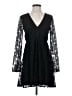 Express 100% Polyester Black Cocktail Dress Size S - photo 1