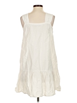 plus size women white dresses Plus Tiered Burnout Maxi Dress, White in White