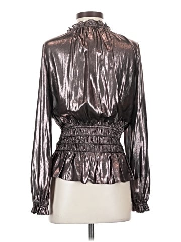 Pookie & Sebastian Long Sleeve Blouse (view 2)