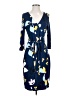 Unbranded Print Blue Casual Dress Size S (estimated) - photo 1