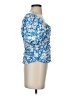 Gestuz 100% Viscose Blue Short Sleeve Blouse Size 4 - photo 4