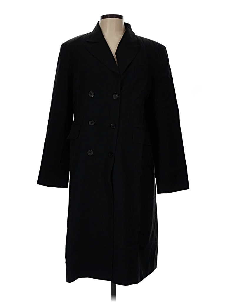 Pre-owned Assorted Brands Coat In Black