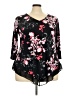 Alfani 100% Polyester Black 3/4 Sleeve Blouse Size 3X - photo 1