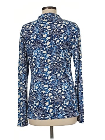 Tory Burch Long Sleeve Silk Top (view 2)