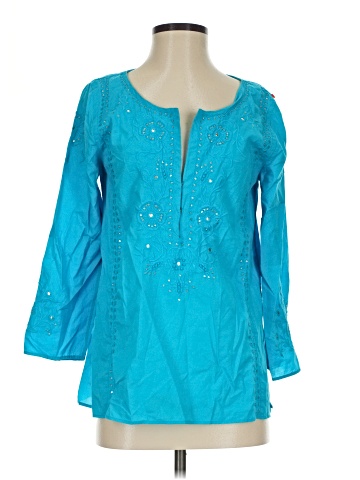 Calypso St. Barth 3/4 Sleeve Blouse (view 1)