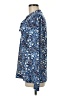 Tory Burch 100% Silk Paisley Blue Long Sleeve Silk Top Size M - photo 5