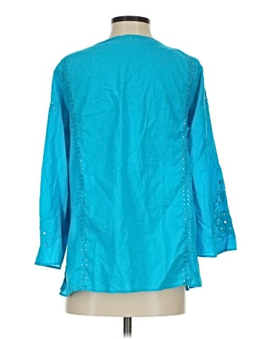 Calypso St. Barth 3/4 Sleeve Blouse (view 2)