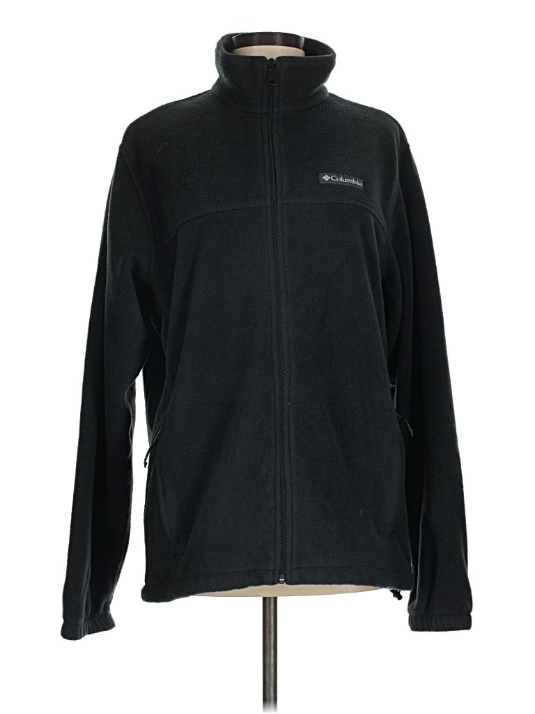 Pre-owned Columbia Track Jacket In Black