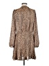 Heartloom 100% Polyester Animal Print Tan Casual Dress Size M - photo 2