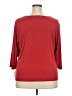 Simonton Says Red 3/4 Sleeve Top Size 2X - photo 2