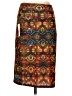 Lularoe Aztec Or Tribal Print Graphic Red Brown Casual Skirt Size S - photo 1