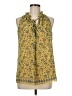 Max Studio 100% Polyester Yellow Sleeveless Blouse One size - photo 1