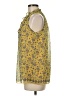 Max Studio 100% Polyester Yellow Sleeveless Blouse One size - photo 5