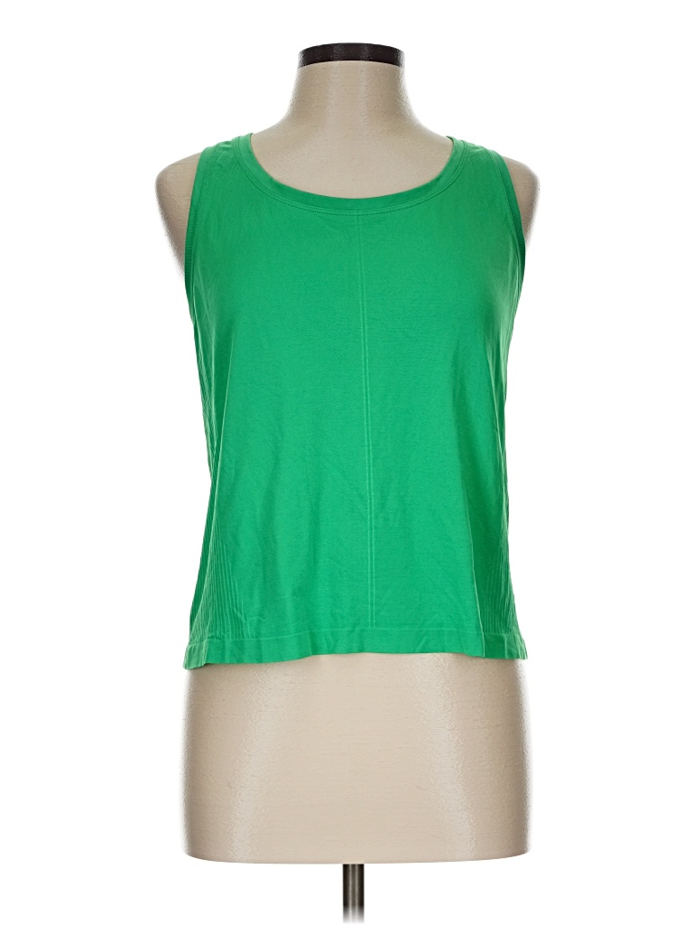 Pre-owned All In Motion Sleeveless Top Green Scoop Neck Tops