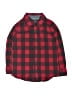 OshKosh B'gosh 100% Cotton Checkered-gingham Red Long Sleeve Button-Down Shirt Size 7 - photo 1