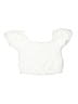 Zara Ivory Short Sleeve Blouse Size 9 - 10 - photo 2