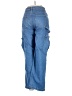 Wax Jean Blue Cargo Pants Size 26 waist - photo 2