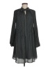 DR2 100% Polyester Print Black Casual Dress Size M - photo 1