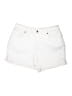 St. John's Bay White Denim Shorts Size 12 - photo 1